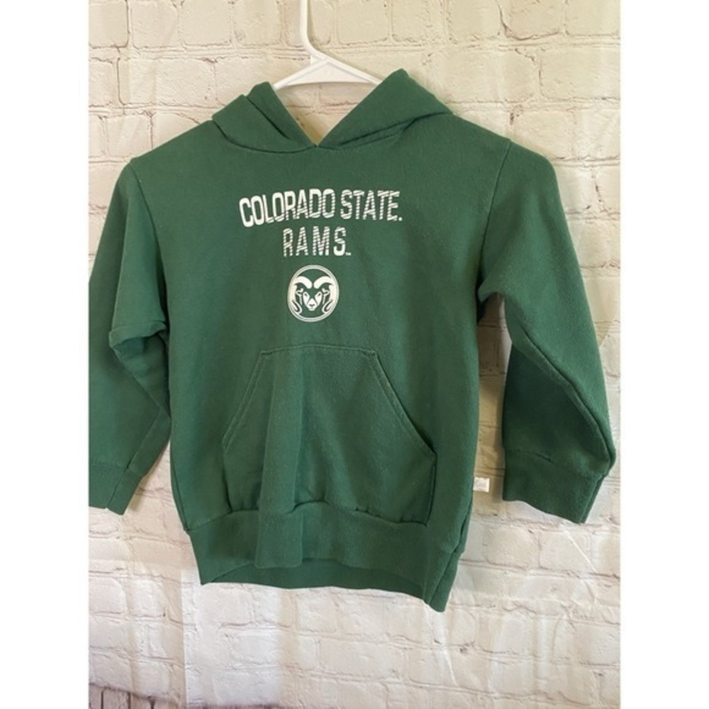 Colorado State Rams Sweatshirt Toddler 5‎ Green College Football Champion